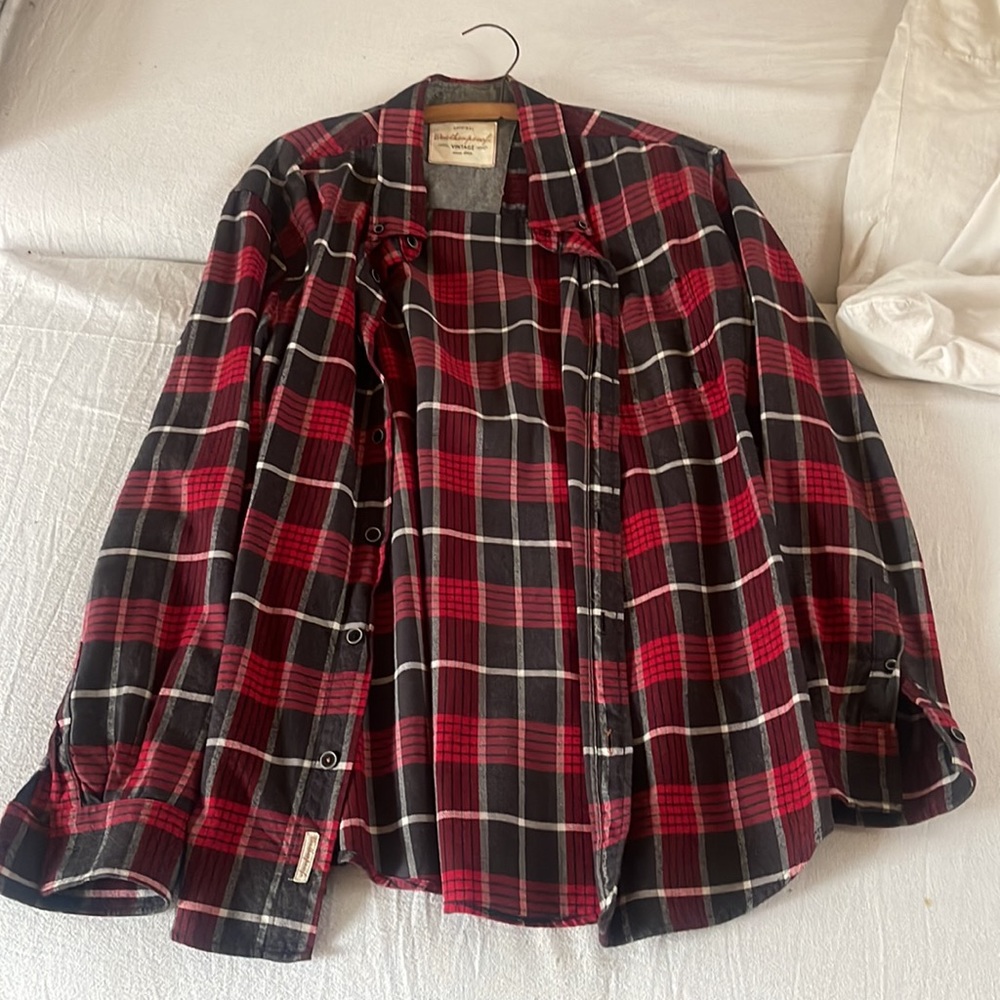 Large flannel jacket